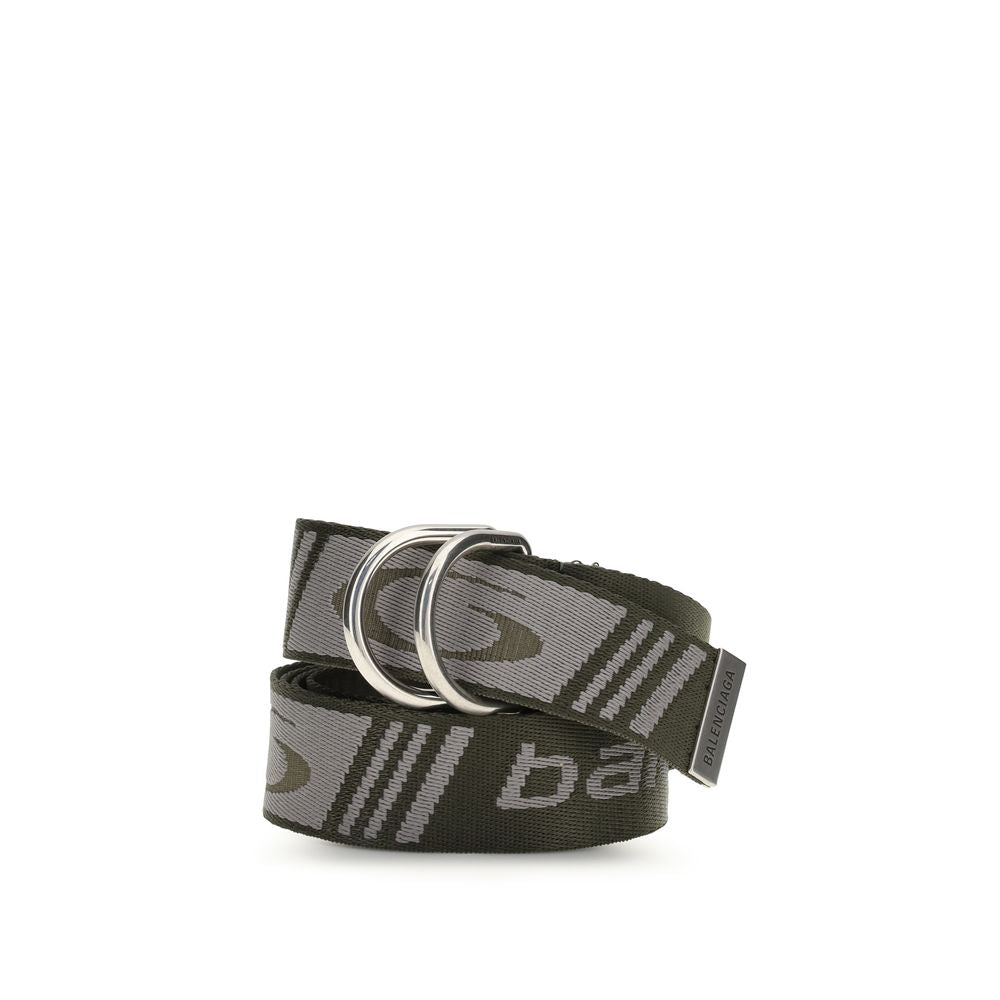 Δίχρωμη Ζώνη Jacquard με D-Ring Balenciaga