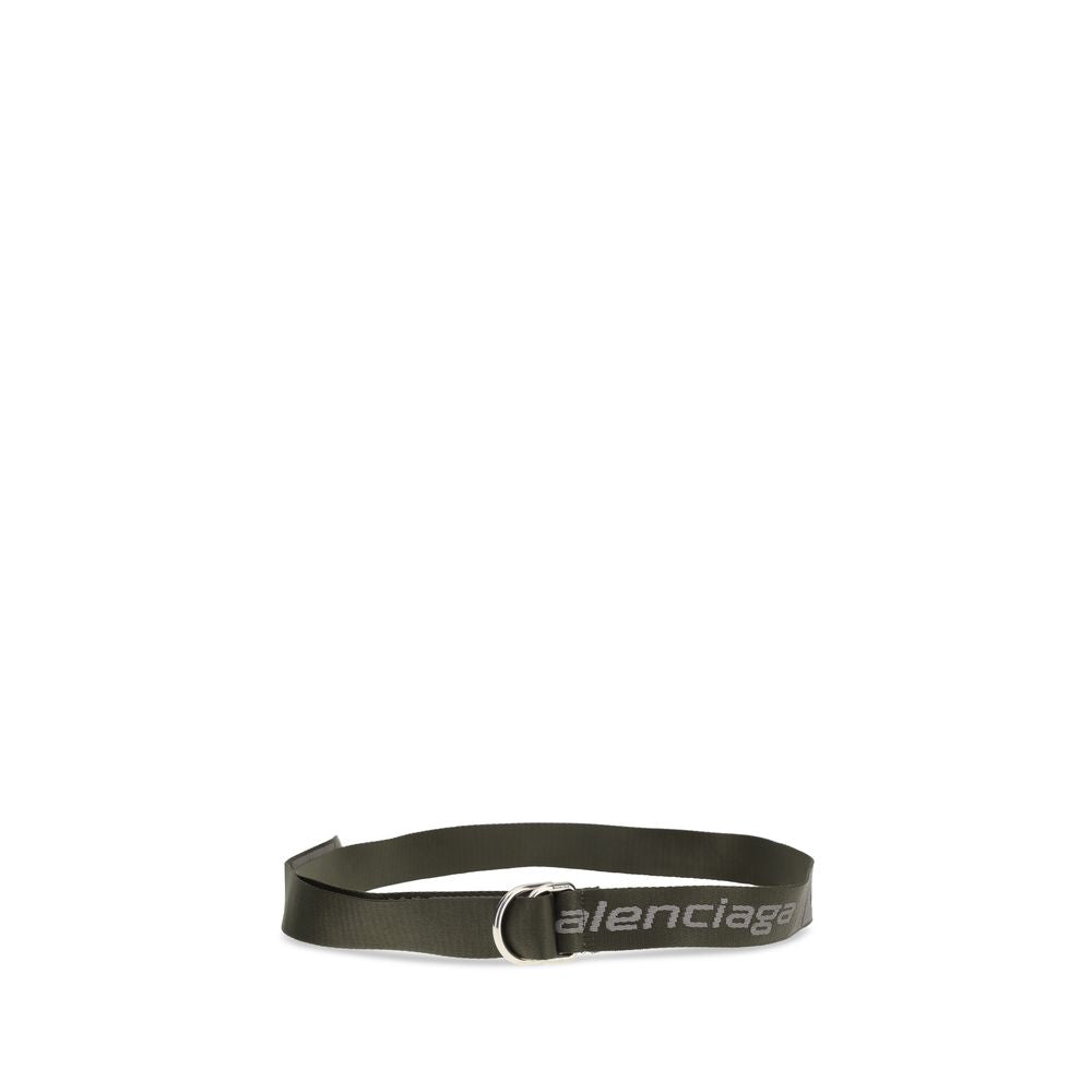 Δίχρωμη Ζώνη Jacquard με D-Ring Balenciaga