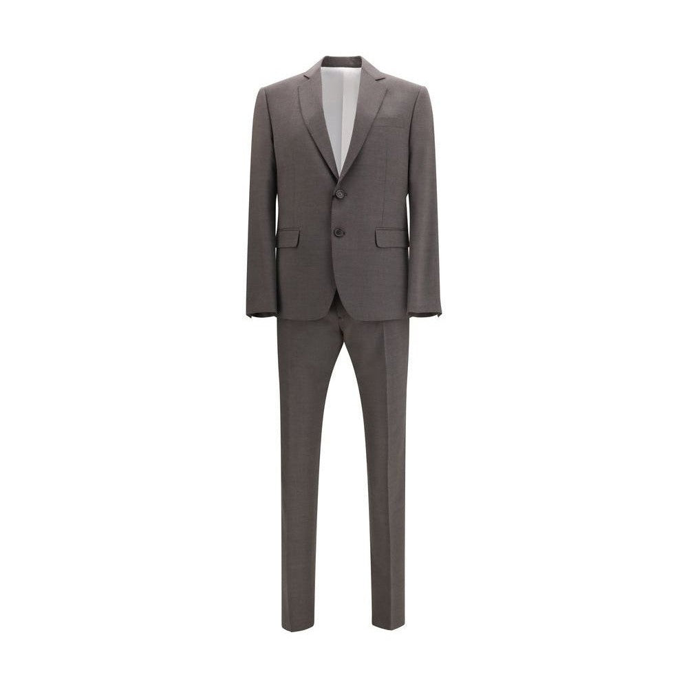 Dsquared² Gray Fleece Wool Two Piece Suit mens luxury fashion - Mens Edit