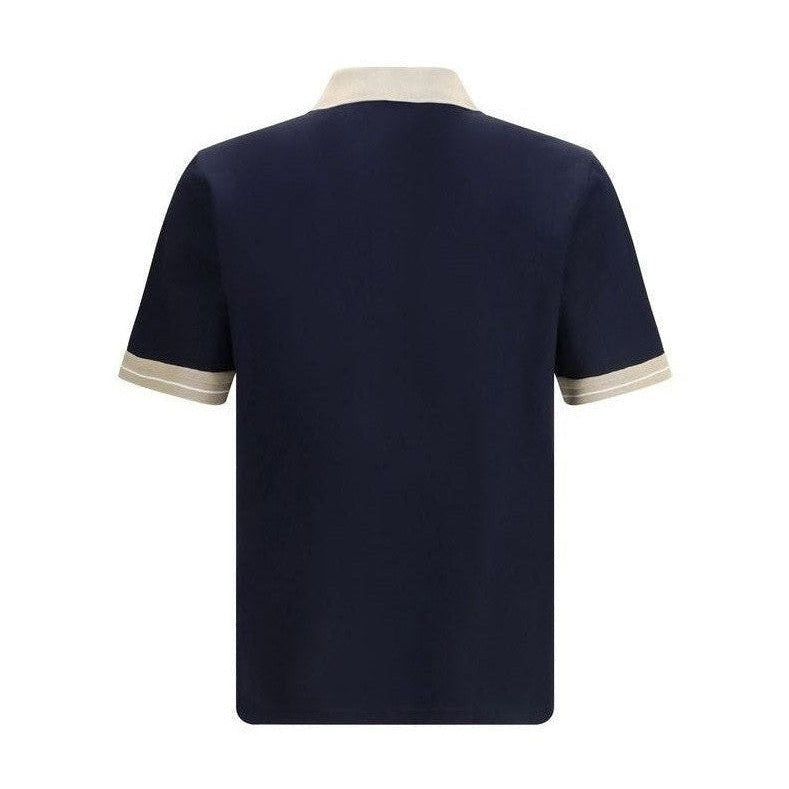 Ferragamo Βαμβακερό Polo σε Μπλε