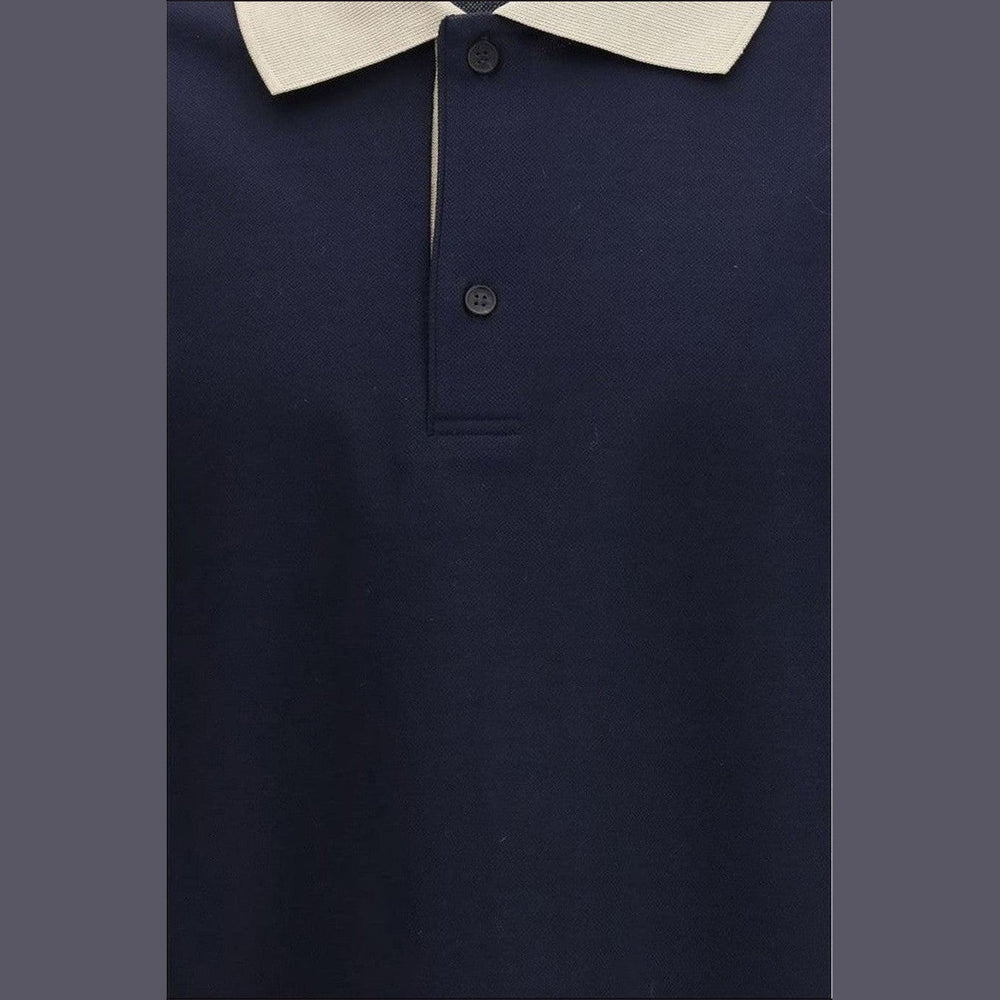 Ferragamo Βαμβακερό Polo σε Μπλε