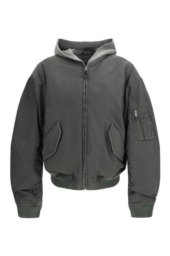 Balenciaga Jacket Cotton-Canvas-Polyamide-Textured-Quilted-Edition-Heavy-Duty