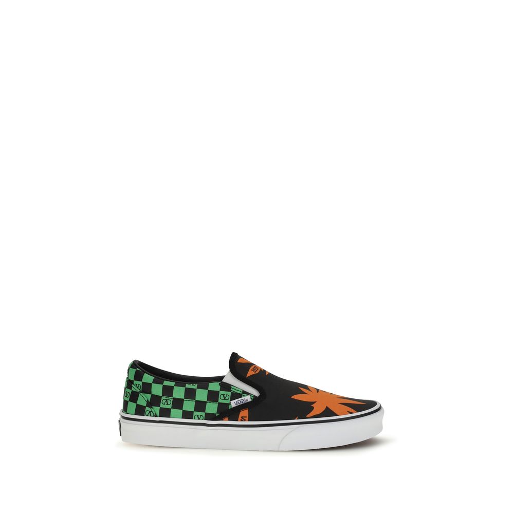 Multicolor Cotton Low Top Sneakers mens luxury fashion - Mens Edit