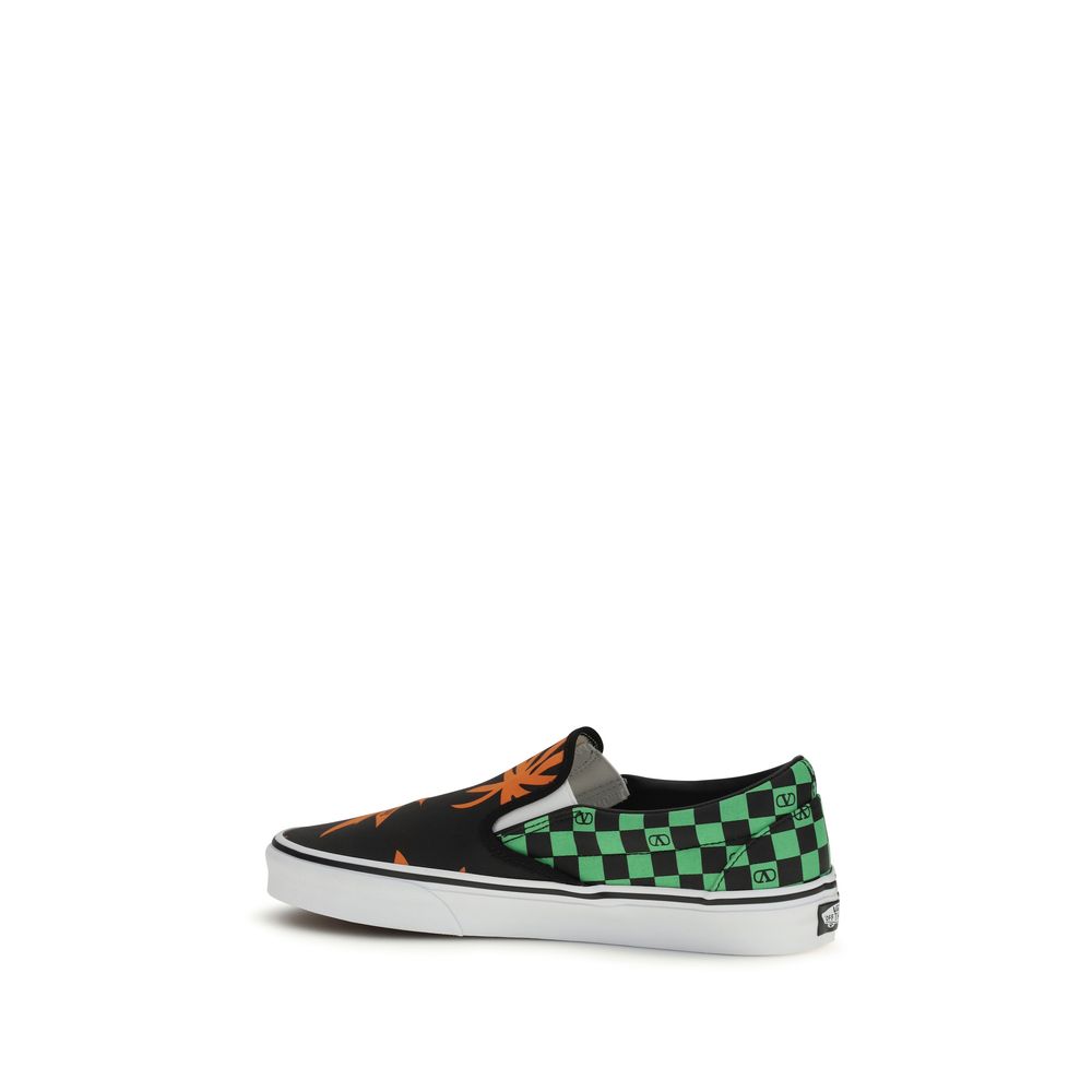 Valentino Garavani Orchid Slip-On Sneakers in Multicolor