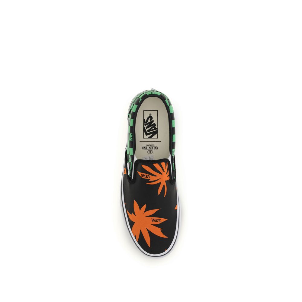 Valentino Garavani Orchid Slip-On Sneakers in Multicolor