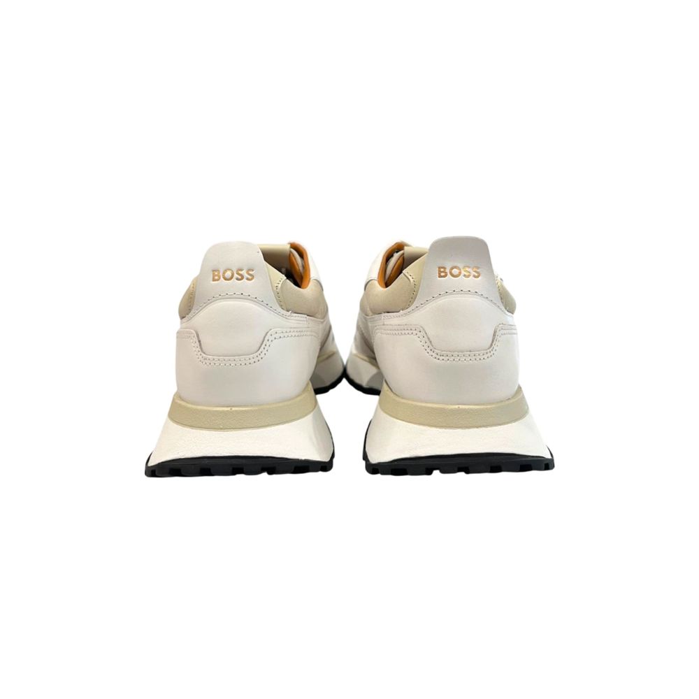 Hugo Boss Leather Sneakers in White