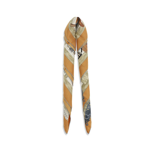 Burberry Scarf από 100% μετάξι σε Oblique Print