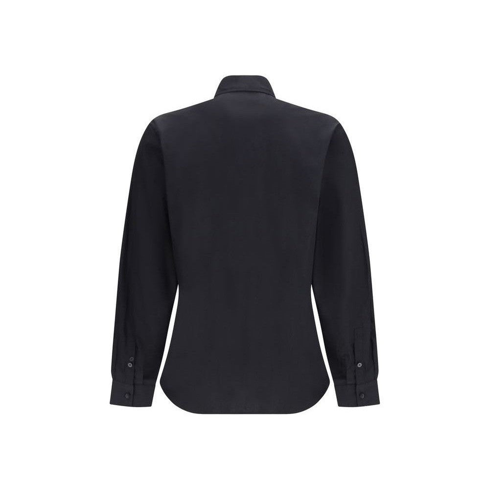 Versace Cotton Dress Shirt in Black