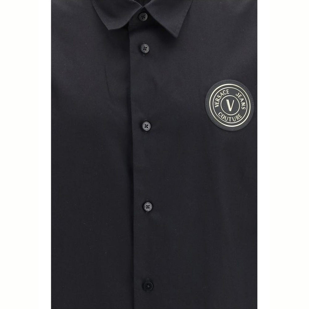 Versace Cotton Dress Shirt in Black