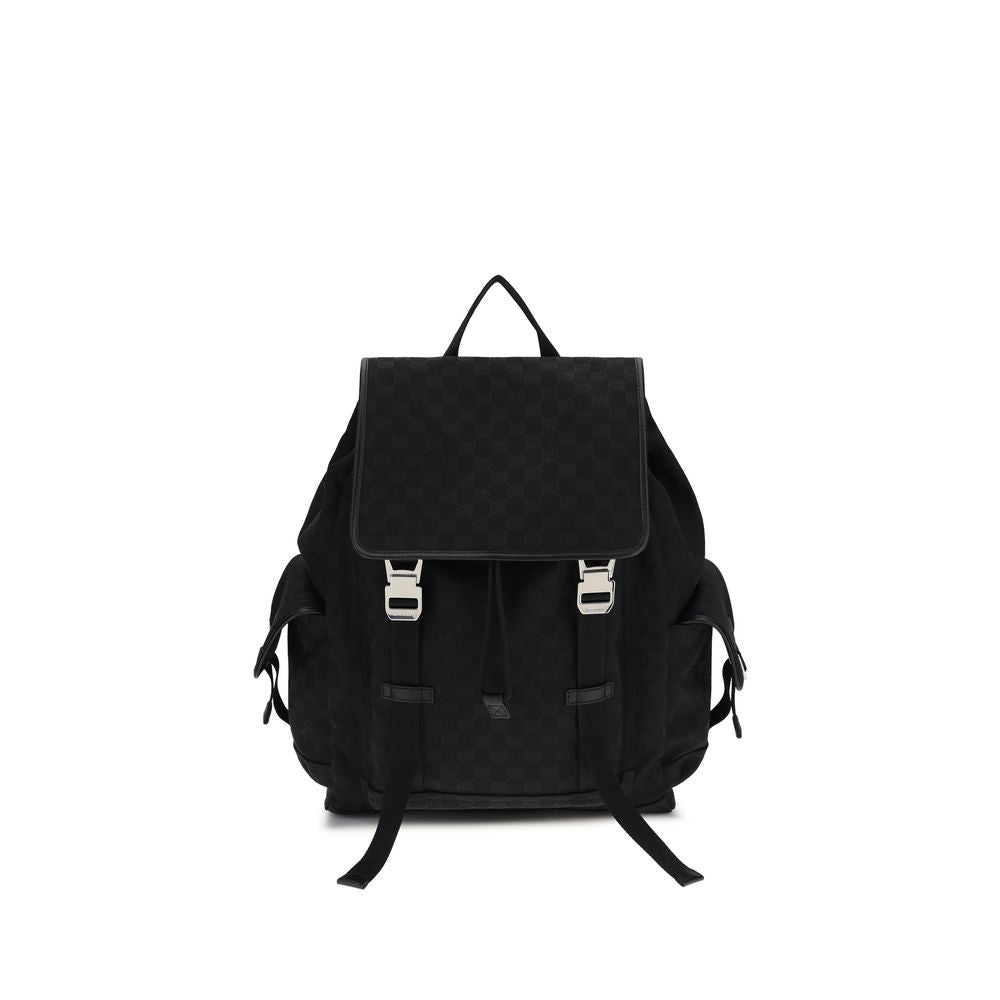 Black Fabric Backpack mens luxury fashion - Mens Edit
