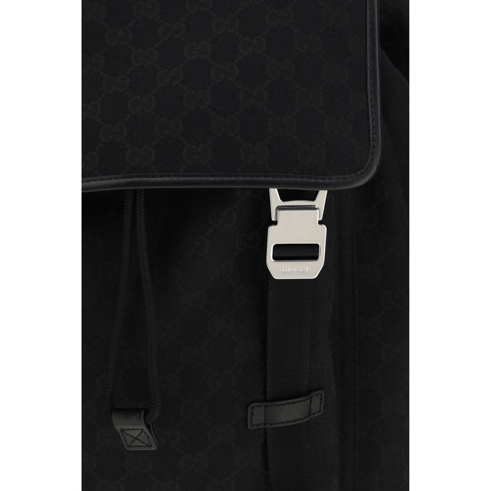 Gucci GG Fabric Backpack in Black