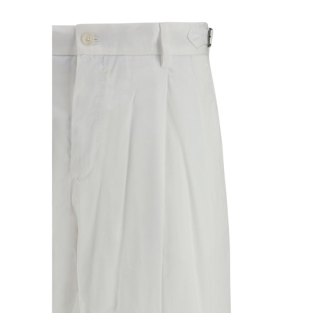 Dolce & Gabbana Cotton Trousers in White