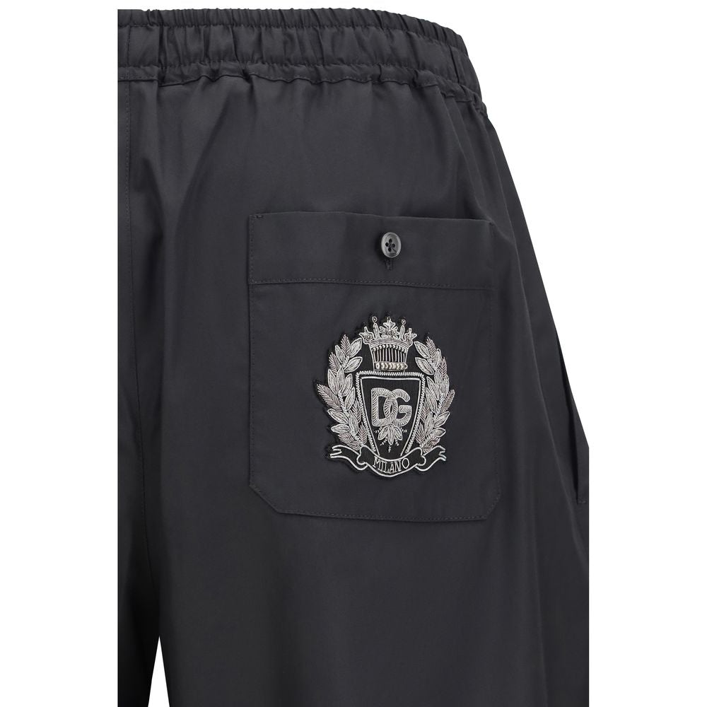 Dolce & Gabbana Cotton Bermuda Shorts in Black