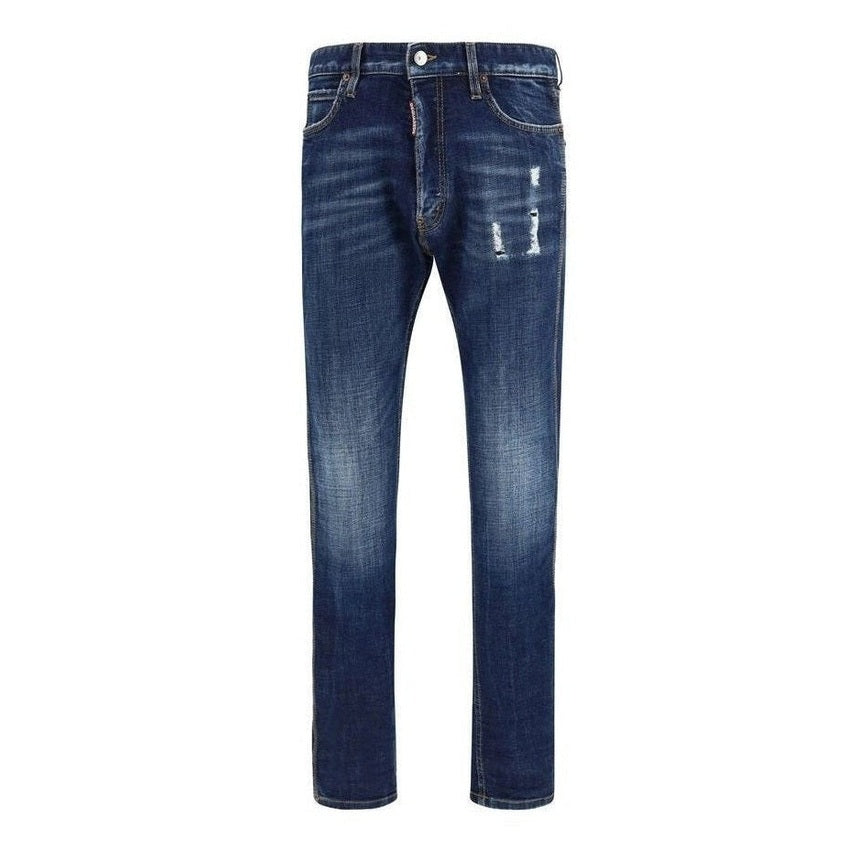 Dsquared² Blue Cotton Jeans Denim mens luxury fashion - Mens Edit