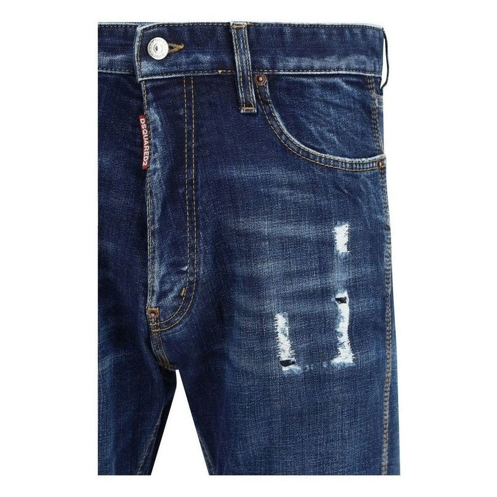 Dsquared² Cotton Denim Jeans in Blue