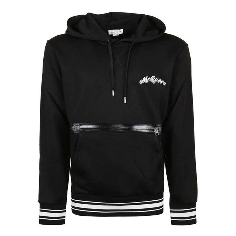 Alexander McQueen Black Cotton Sweatshirt mens luxury fashion - Mens Edit