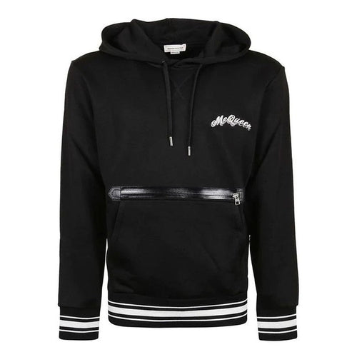 Alexander McQueen Black Cotton Sweatshirt mens luxury fashion - Mens Edit