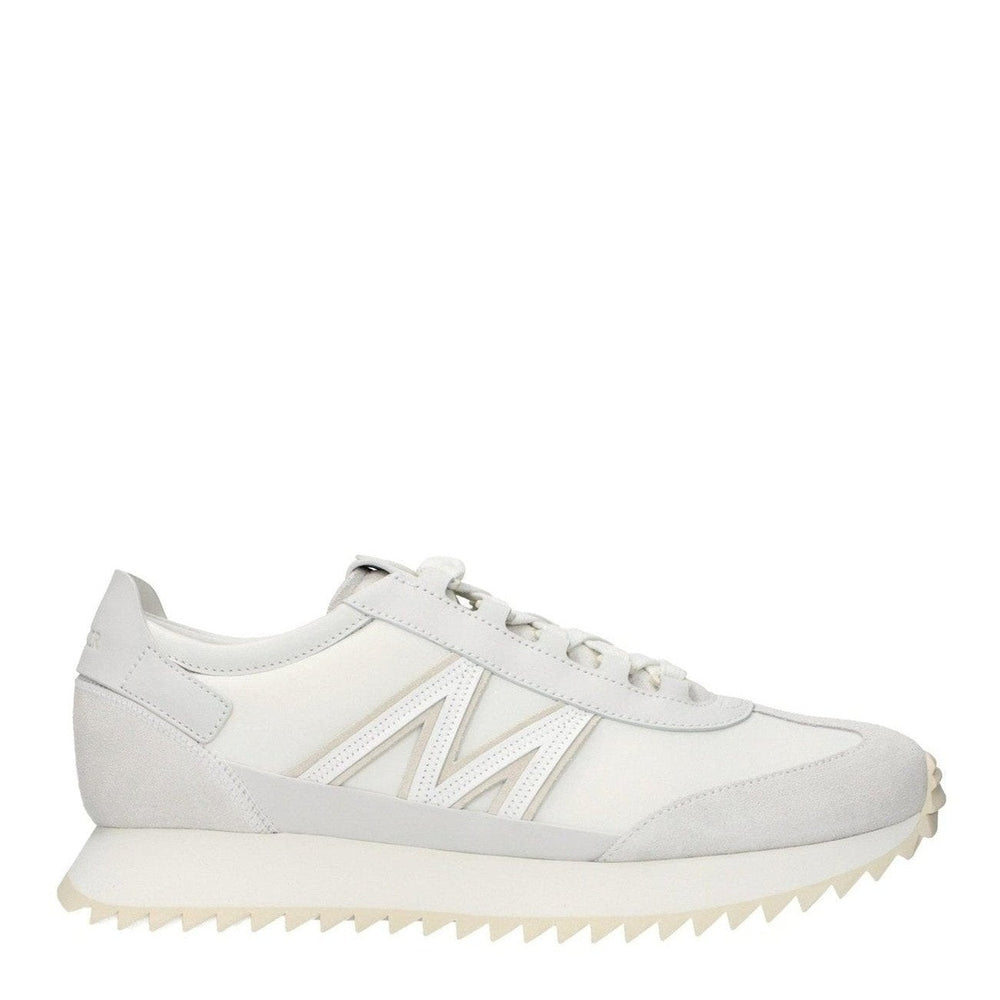 Moncler White Leather Athletic Sneakers mens luxury fashion - Mens Edit
