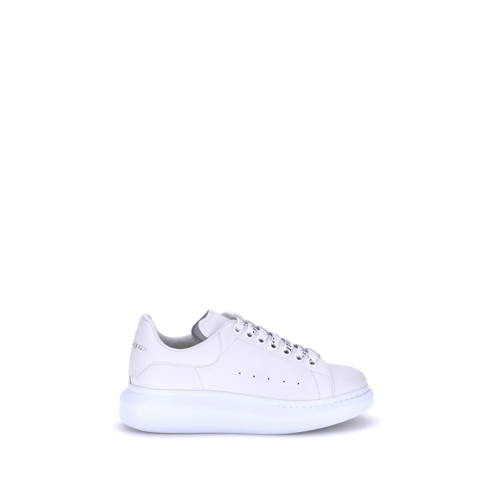 Alexander McQueen Sneakers Πλατφόρμα από Δέρμα Μοσχαριού σε Λευκό