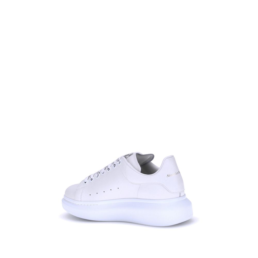 Alexander McQueen Sneakers Πλατφόρμα από Δέρμα Μοσχαριού σε Λευκό