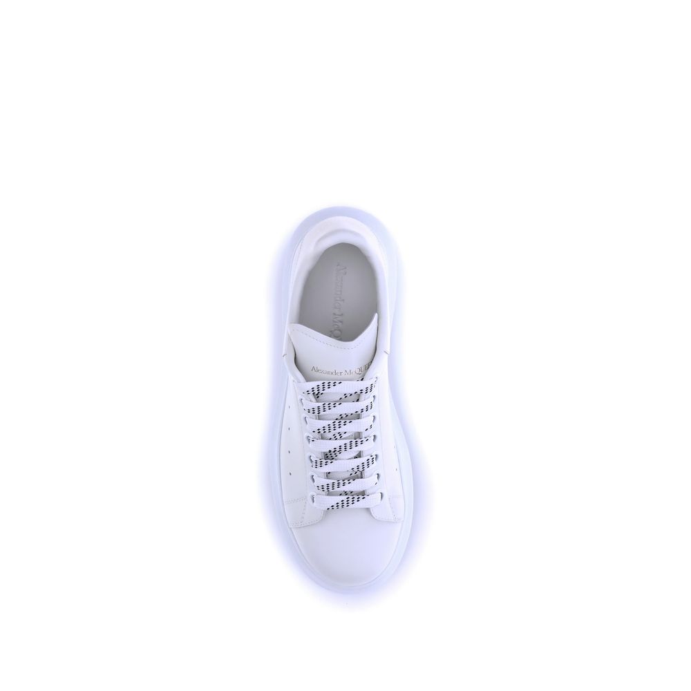 Alexander McQueen Sneakers Πλατφόρμα από Δέρμα Μοσχαριού σε Λευκό