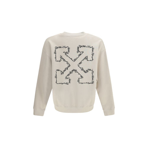 Beige Cotton Sweatshirt