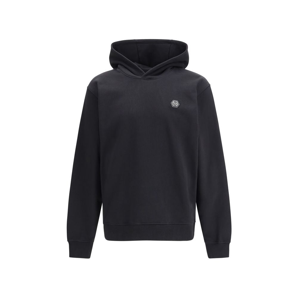 Philipp Plein Black Cotton Sweatshirt mens luxury fashion - Mens Edit