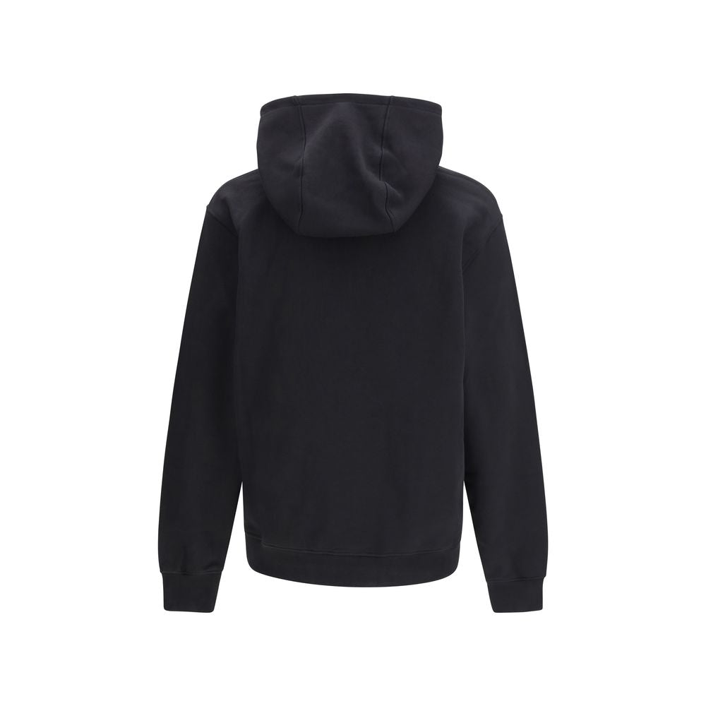Philipp Plein Black Cotton Hoodie Sweatshirt