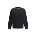 Philipp Plein Black Cotton Sweatshirt Logo Plaque mens luxury fashion - Mens Edit