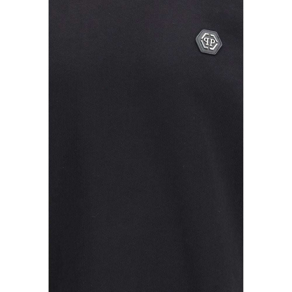 Philipp Plein 100% Cotton Sweatshirt in Black