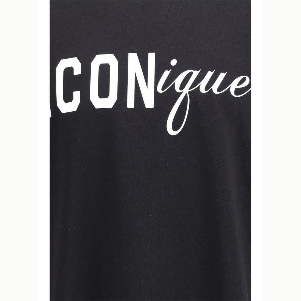 Dsquared² Βαμβακερό Graphic T-Shirt σε Μαύρο