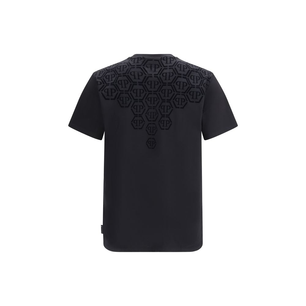 Philipp Plein Black Cotton T-Shirt