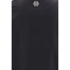 Philipp Plein Black Cotton T-Shirt