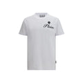 Philipp Plein White Cotton T-Shirt Logo-Embossed mens luxury fashion - Mens Edit