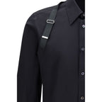 Alexander McQueen Cotton Poplin Harness Shirt
