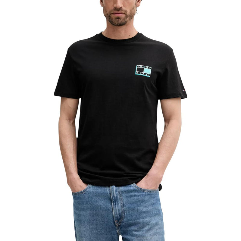 Black Recycled Cotton T-Shirt mens luxury fashion - Mens Edit