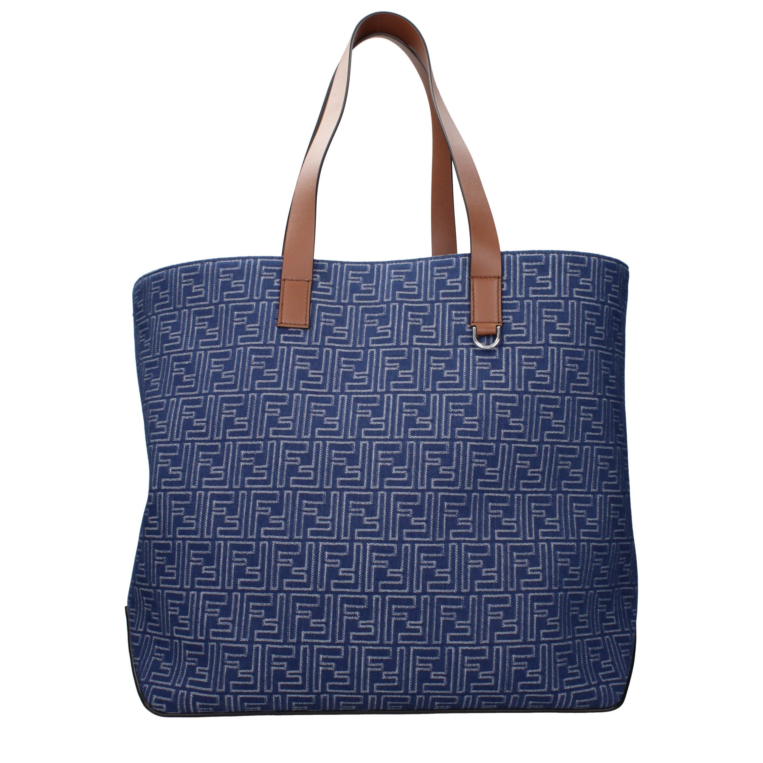 Blue Fabric Shoulder Bag mens luxury fashion - Mens Edit