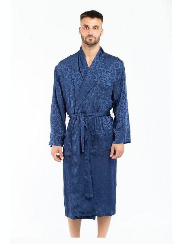 Moschino Blue Acetate Robe mens luxury fashion - Mens Edit
