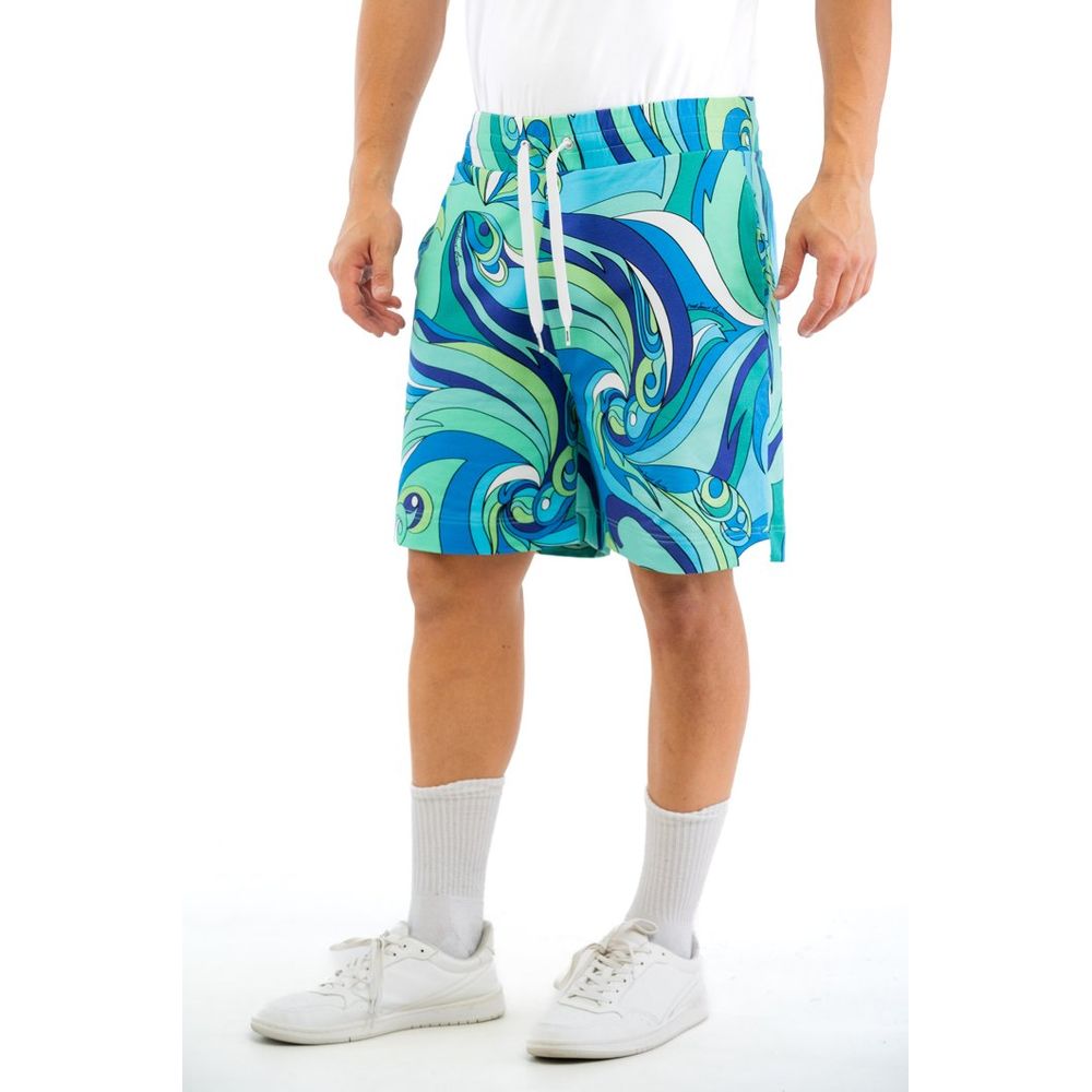 Multicolor Cotton Bermuda Shorts mens luxury fashion - Mens Edit