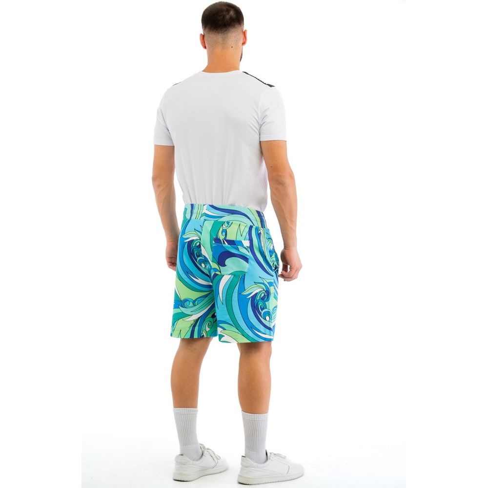 Moschino Cotton Bermuda Shorts in Multicolor