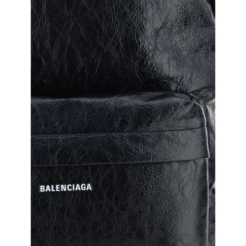 Balenciaga Σακίδιο Πλάτης από Δέρμα Μοσχαριού σε Μαύρο