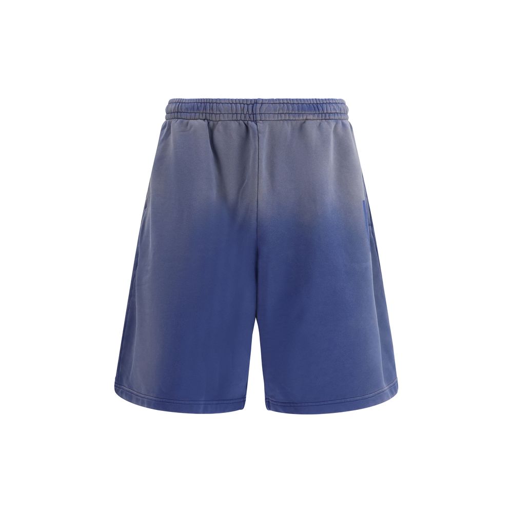 Moschino Cotton Bermuda Shorts Gradient Fade mens luxury fashion - Mens Edit