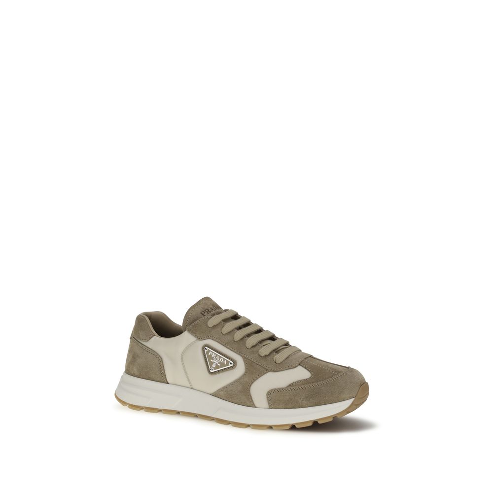 Prada Prax Suede and Re-Nylon Sneakers