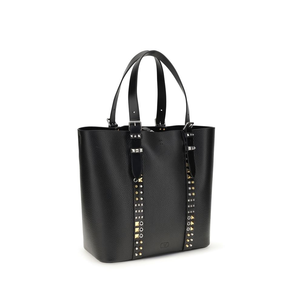 Valentino Garavani Rockstud Medium Tote Bag in Calf Leather