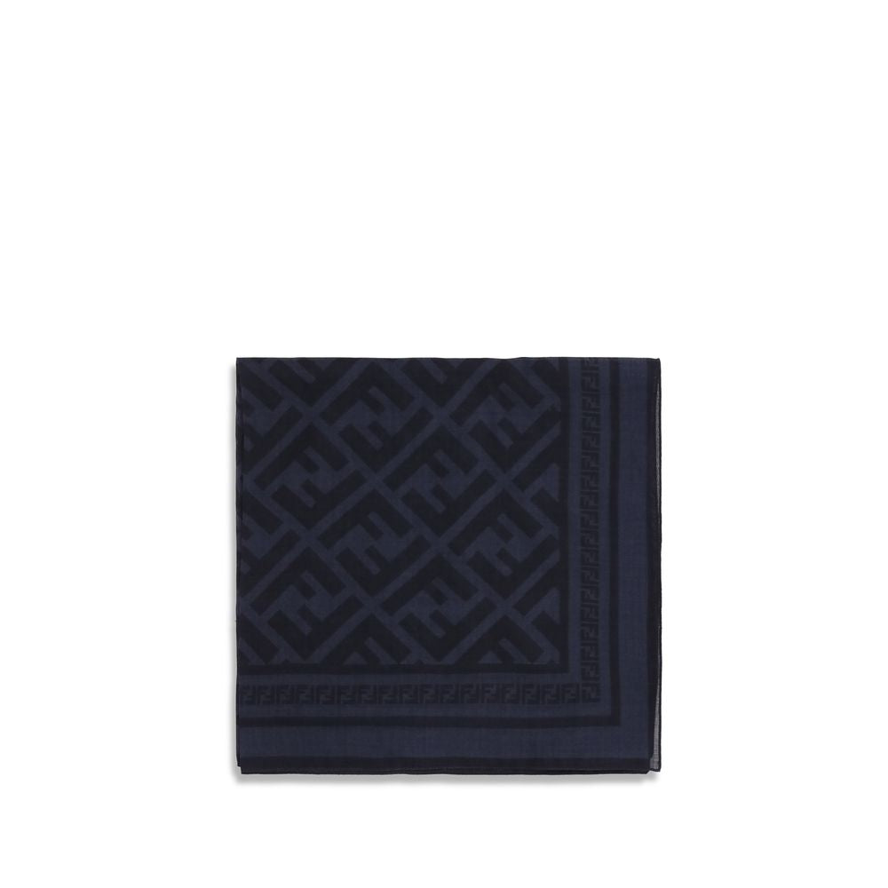 Blue Wool Oves Aries Scarf mens luxury fashion - Mens Edit