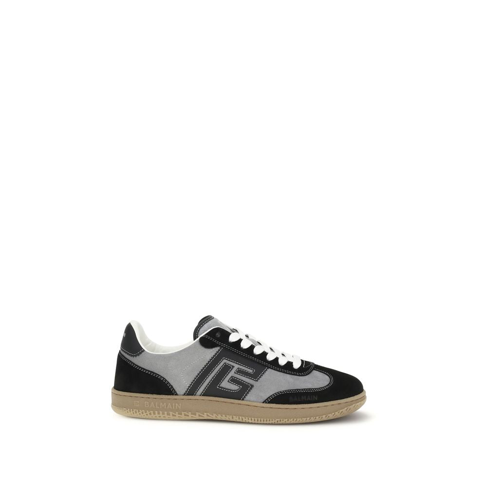 Balmain Calf Leather Low Top Sneakers mens luxury fashion - Mens Edit