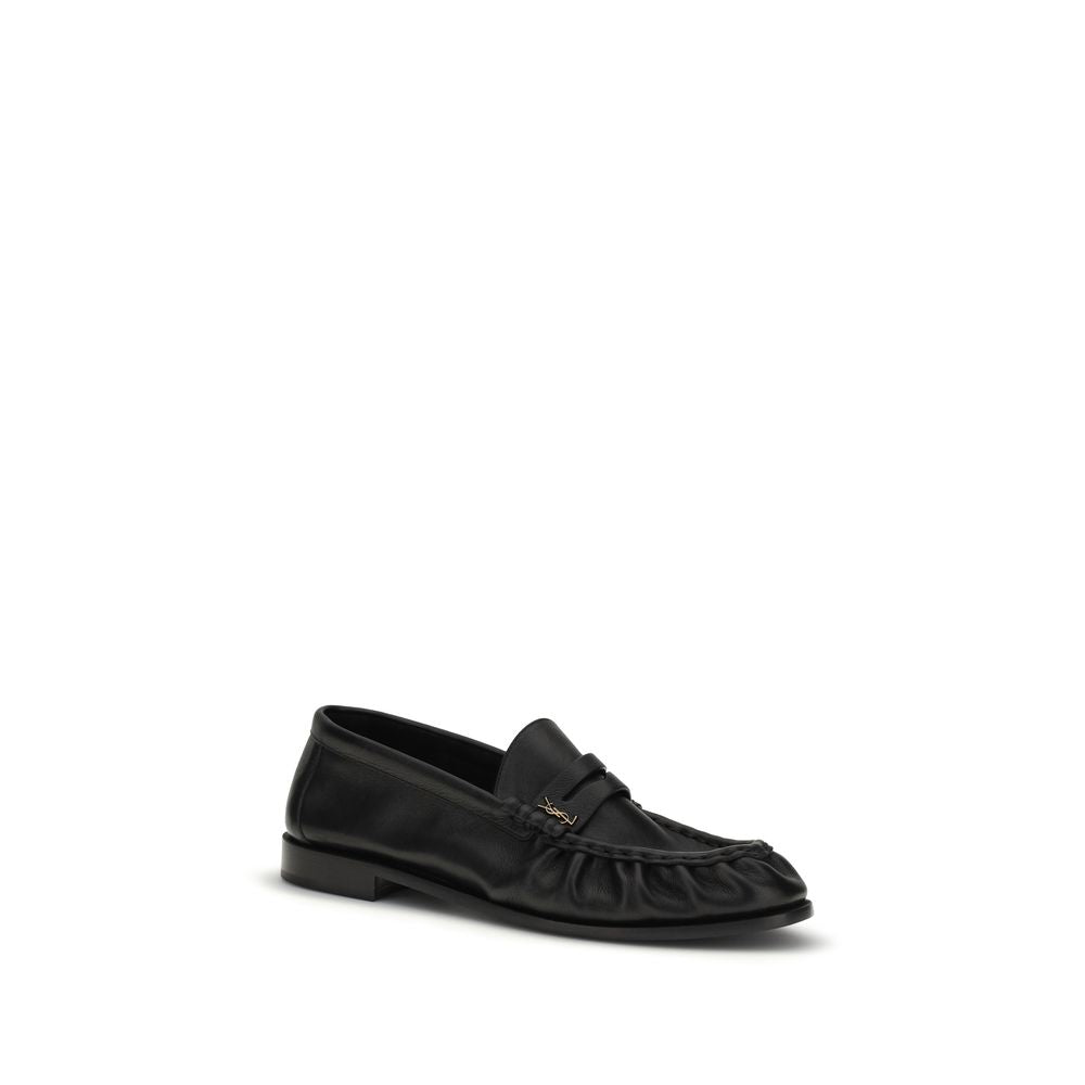 Saint Laurent Loafers από Δέρμα Μοσχαριού σε Μαύρο
