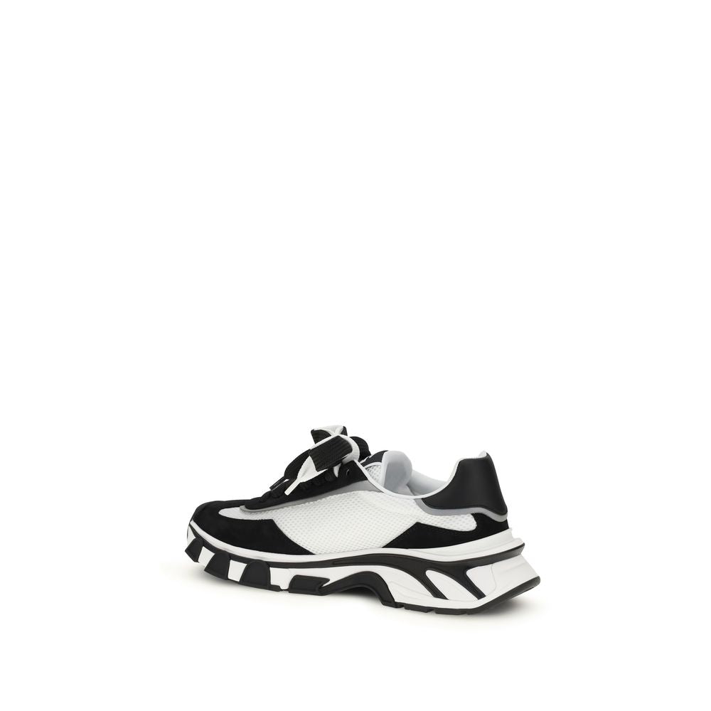 Dolce & Gabbana Calf Leather Sneakers in Black