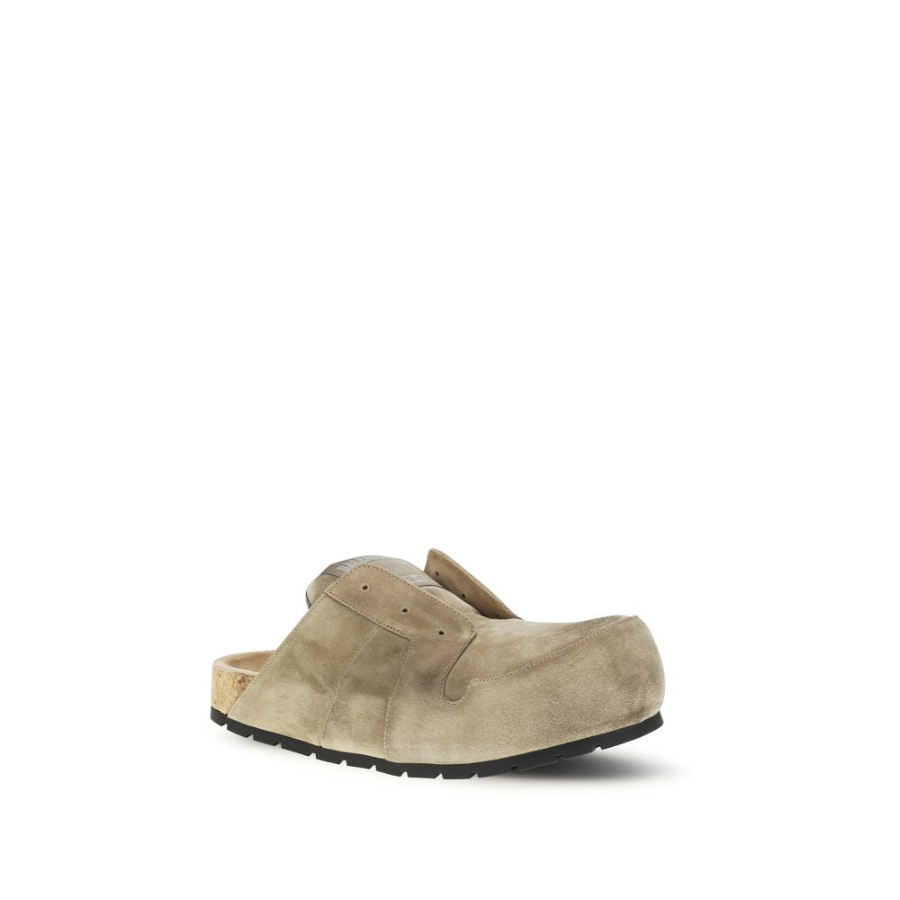 Balenciaga Mules από δέρμα μοσχαριού σε Μπεζ