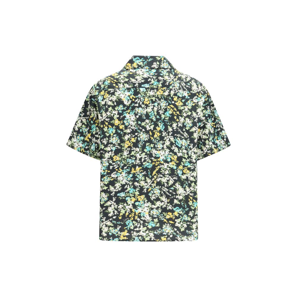 Valentino Cotton Poplin Floral Shirt